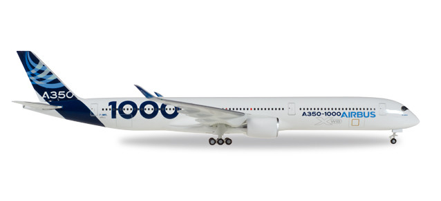 531047 Гражданский самолёт Airbus A350-1000 1:500