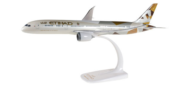 610636 Самолет Etihad Airways Boeing 787-9 Dreamliner 1:200