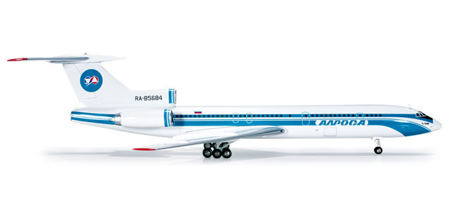 554763 Самолет Alrosa Mirny Air Enterprises Tupolev/Туполев TU-154M 1:200