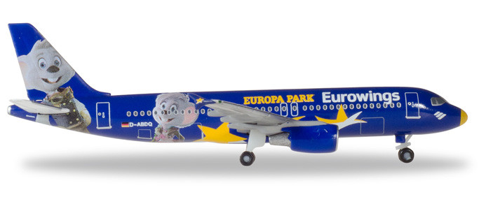 530767 Eurowings Airbus A320 "Europa-Park" - D-ABDQ 1:500