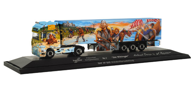 Автомобиль грузовой ДАФ копия модели в 1:87