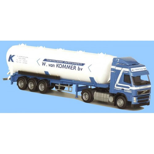 71990 Грузовой автомобиль Volvo NEU Glob Kippsilo-SZ Van Kommer 1:87