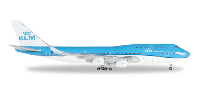529921 Самолет KLM Boeing 747-400 Vancouver 1:500