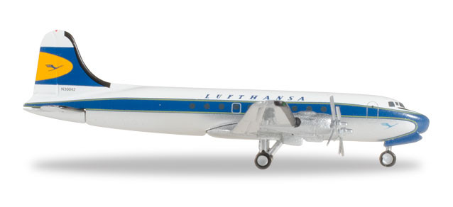 527866 Самолет Lufthansa Douglas DC-4 1:500