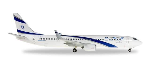 556996 Самолет Боинг El Al Boeing 737-900ER 1:200