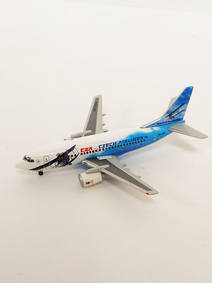 Самолет CSA Boeing 737-500 Юбилейный 80 лет 1:400