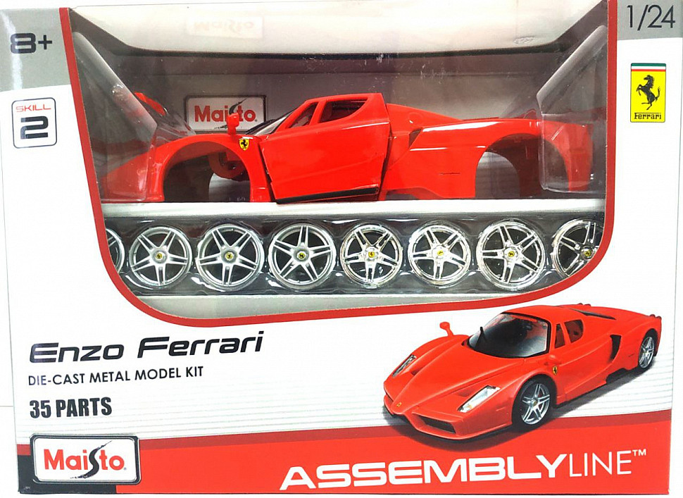 Сборный автомобиль Ferrari Enzo 1:24