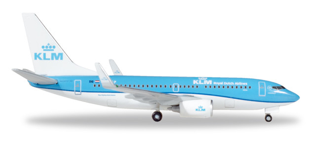 530200 Самолет Боинг KLM Boeing 737-700 - PH-BGP Pelikaan 1:87