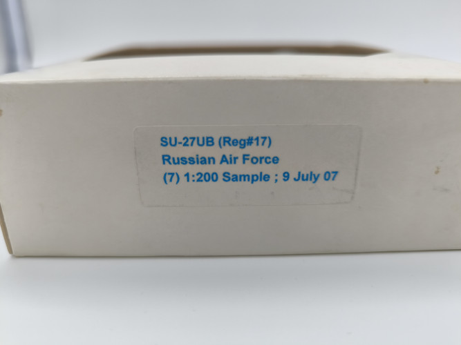 Самолет военный Су-27UB ВВС РФ 2007