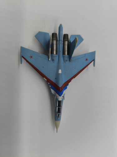 Самолет военный Су-27UB ВВС РФ 2007