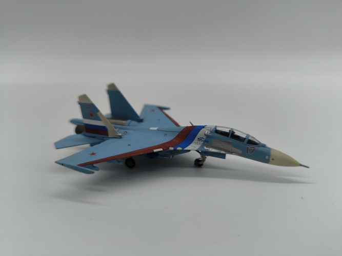 Самолет военный Су-27UB ВВС РФ 2007