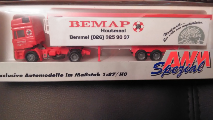 70364 Грузовой автомобиль фура МАН MAN F2000/HD Bemap 1:87