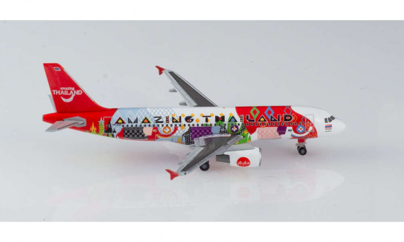 532686 Самолет Thai Air Asia Airbus A320 Amazing Thailand 1:500