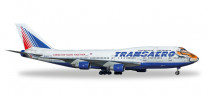 529464 Гражданский Самолет Transaero Boeing 747-400 Amur Tiger 1:500