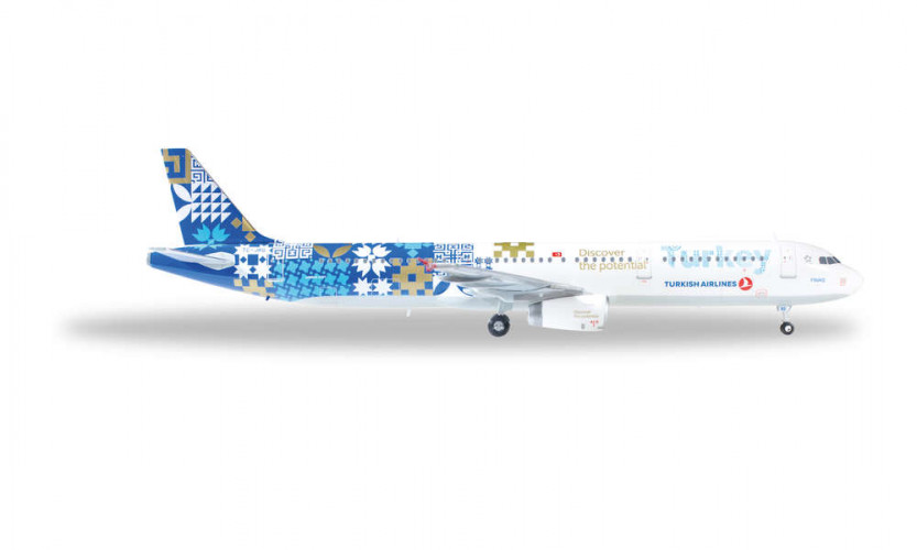 557900 Самолет Airbus A321 Turkish Discover Turkey 1:200