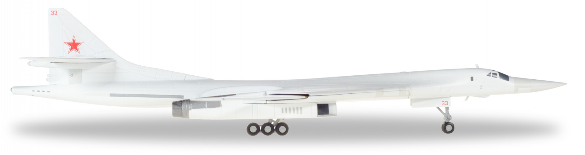 558785 Военный самолет Tupolev TU-160 ВВС СССР 1:200