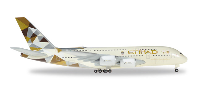 527712-002 Etihad Airways Airbus A380 1:500