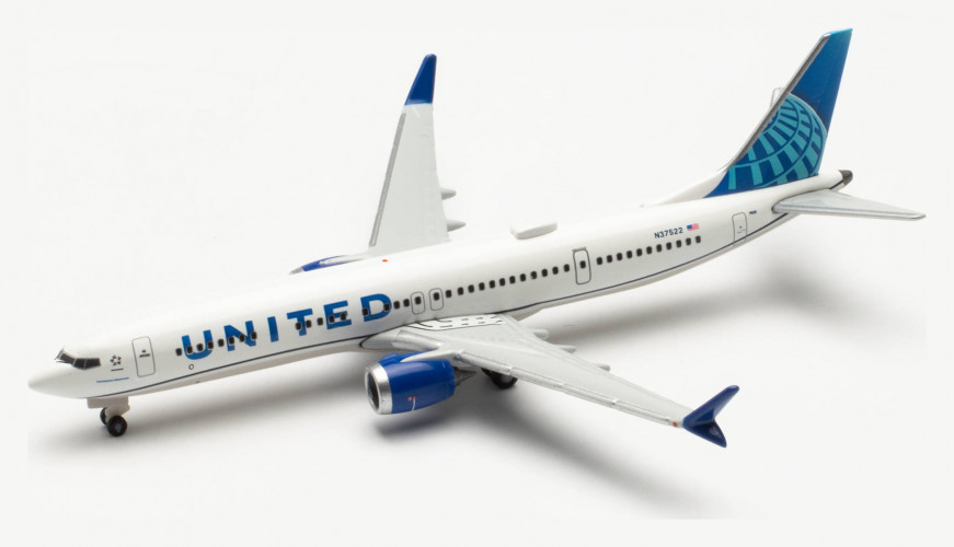 Самолет United Airlines Boeing 737 Max 9 1:500