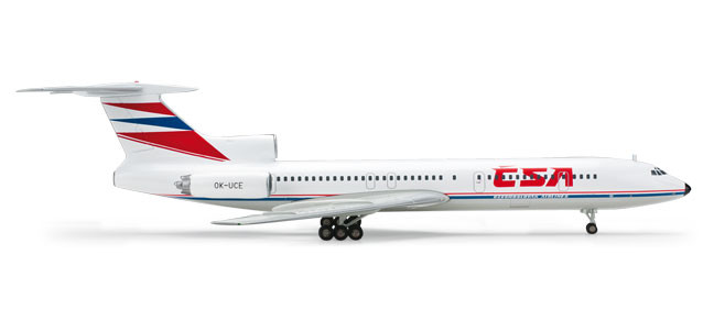  Самолет CSA Tupolev/Туполев TU-154M 1:200