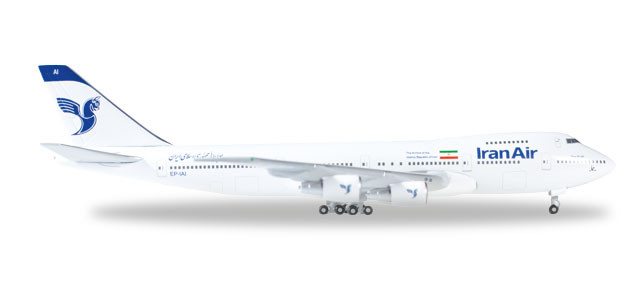 528887 Самолёт Боинг Iran Air Boeing 747-200 1:500