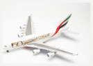 Самолет Emirates Airbus A380 - UAE 50лет 1:200