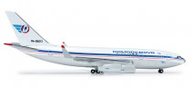518628 Самолёт Домодедово Ильюшин Ил-96-300 Domodedovo Airlines IL-96 1:500