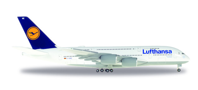 515986-004 Самолет Lufthansa Airbus A380-800 Борт D-AIME "Johannesburg" 1:500 