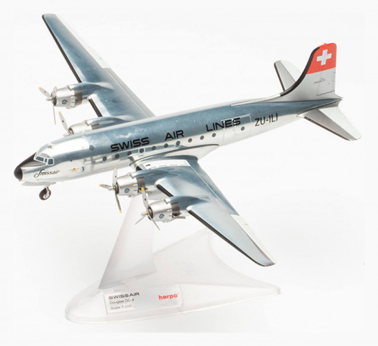 Самолет Swissair Douglas DC-4 1:200