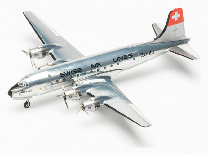 Самолет Swissair Douglas DC-4 1:200
