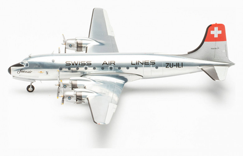 Самолет Swissair Douglas DC-4 1:200