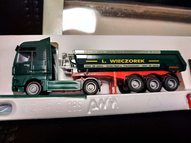 71351 Грузовик MAN TG-A  XXL Rundmulden-SZ Wieczorek 1:87