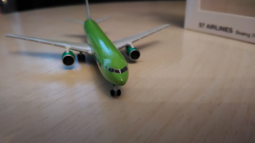 519274 Самолёт S7 Airlines Boeing 767-300 1:500