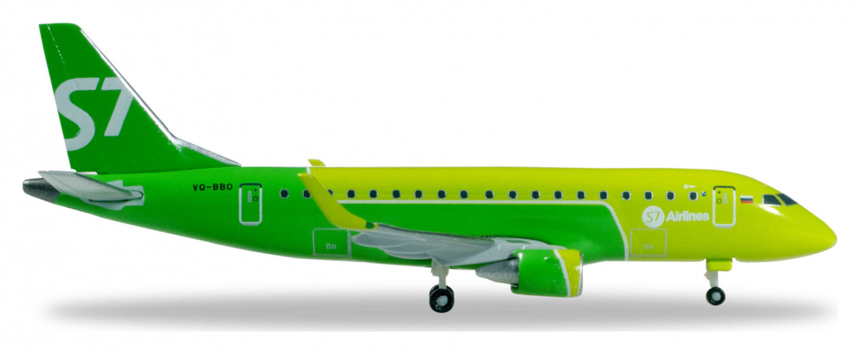 Самолет Embraer E170 S7 Airlines 1:500