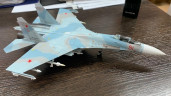 Модель военного самолета Су-27 1:72
