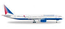 526678 Гражданский самолет Transaero Tupolev TU-214 1:500