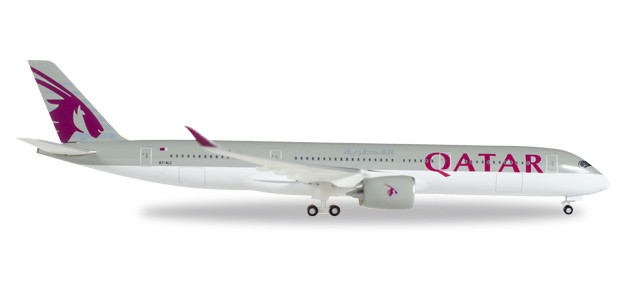530675 Гражданский самолет Qatar Airways Airbus A350-900 1:500
