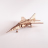 ЛиС-23 Конструктор из фанеры самолета истребителя 1:48