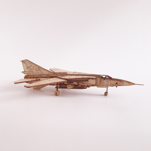 ЛиС-23 Конструктор из фанеры самолета истребителя 1:48