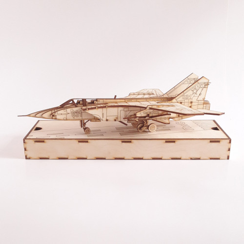 ЛиС-31 Конструктор из фанеры самолета истребителя 1:48