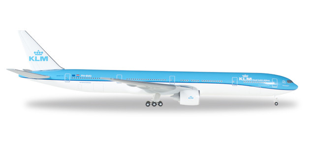 529297 Самолет Боинг 777 КЛМ  KLM Boeing 777-300ER Борт PH-BVO 1:500