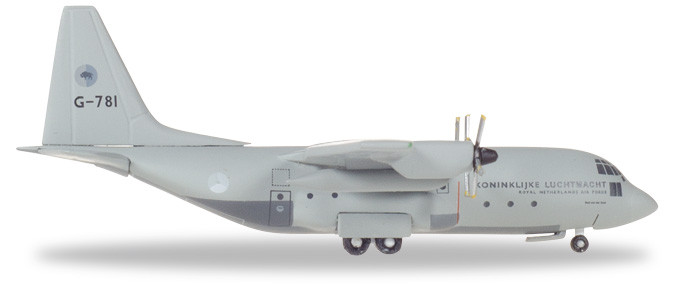 530477 Военный самолет Royal Netherlands Air Force Lockheed C-130H 1:500​