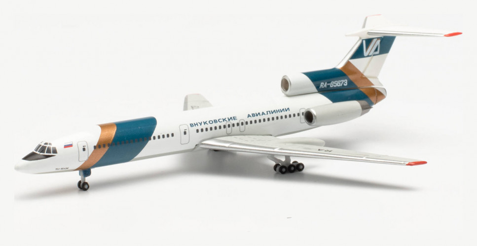 Самолет Vnukovo Airlines Туполев Ту-154M 1:500