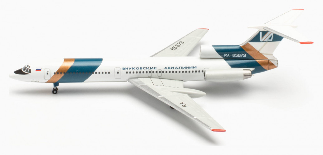 Самолет Vnukovo Airlines Туполев Ту-154M 1:500