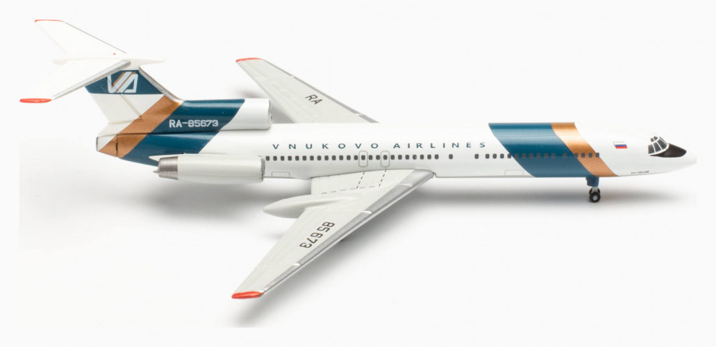 Самолет Vnukovo Airlines Туполев Ту-154M 1:500