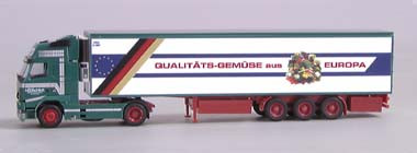 5801.01 Грузовой автомобиль Вольво Volvo FH Glob. XL/Aerop. - Kühl-KSZ "Hauschildt" 1:87