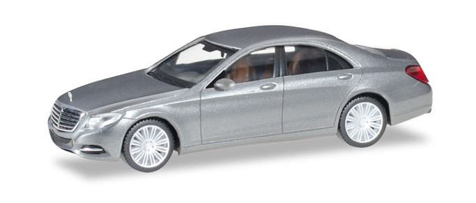 038287-004 Автомобиль Mercedes-Benz S-Klasse, серебристый металлик 1:87