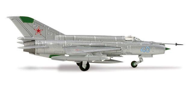 555487 Военный самолет Soviet Air Force Mikoyan MiG-21bis, 234th GvIAP 1:200